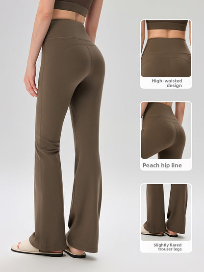Yoga bell-bottom pants