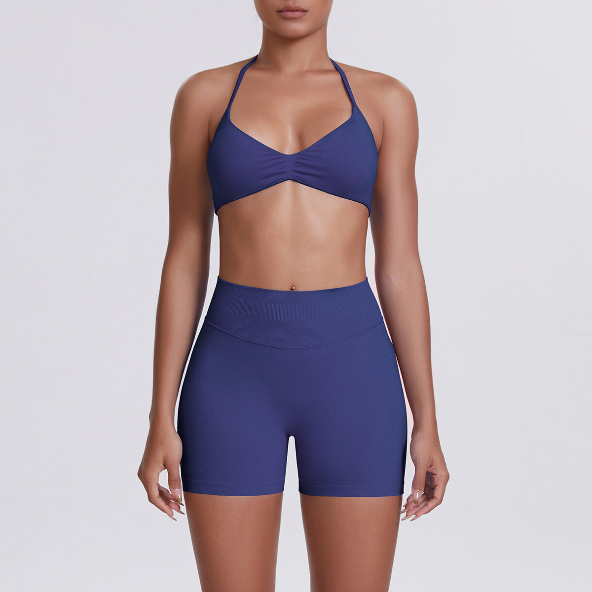 Yoga Bra and Shorts Set
