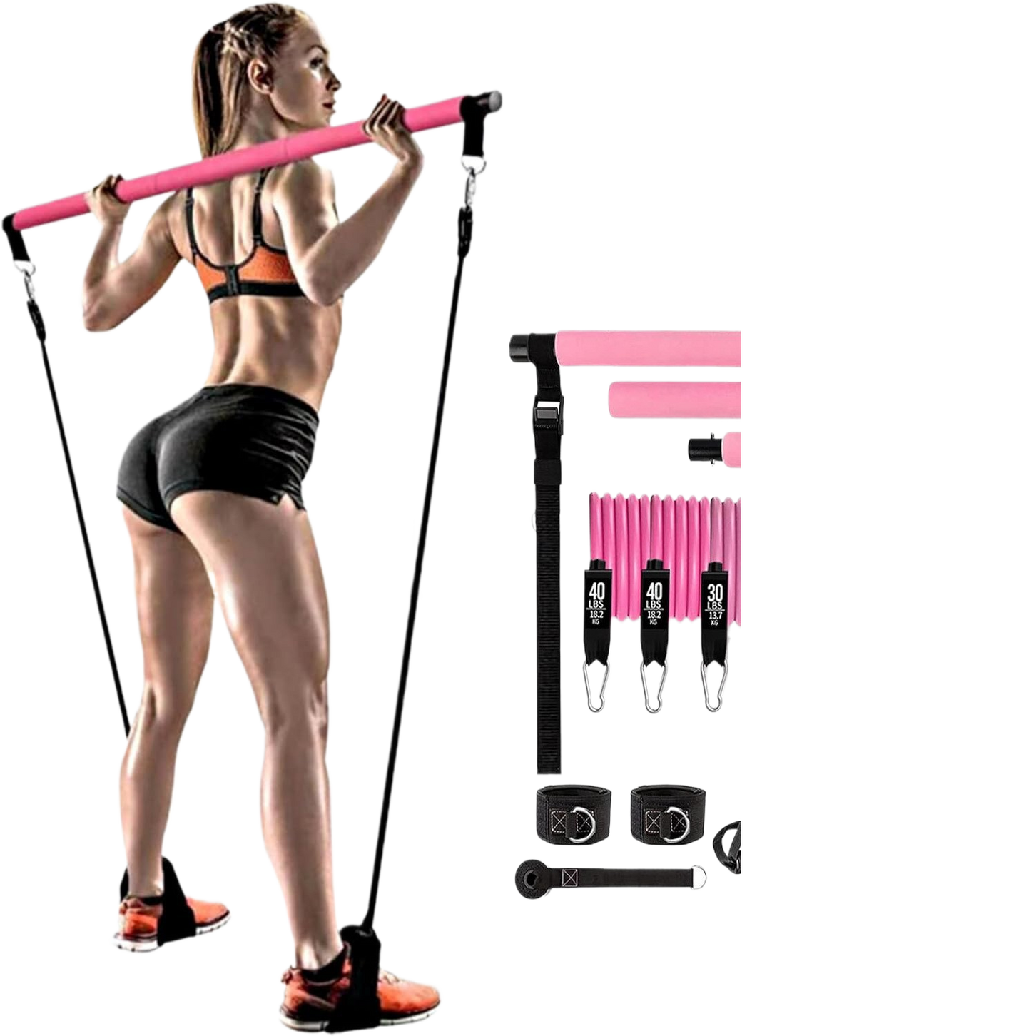 Yoga fitness bar