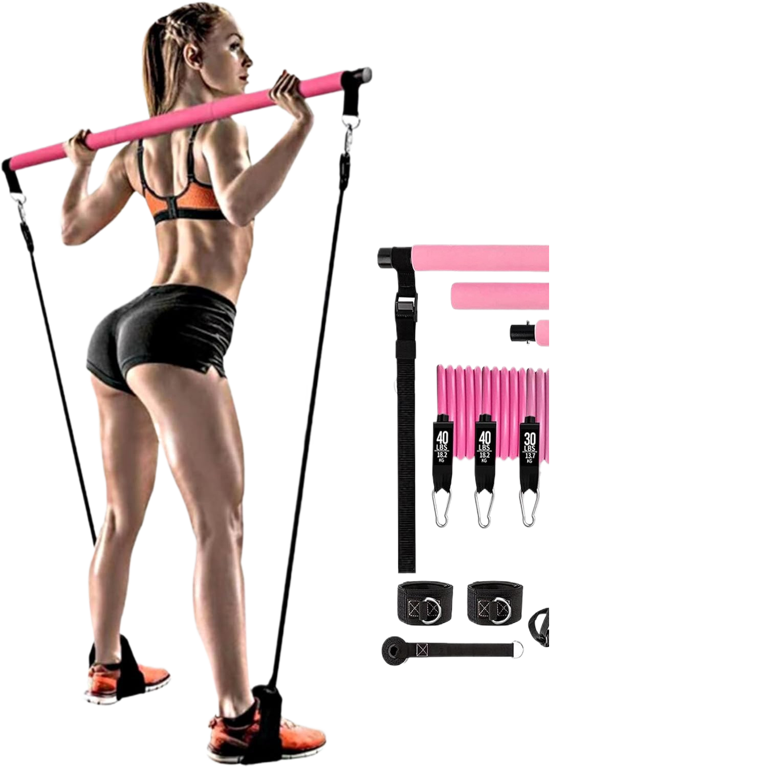 Yoga fitness bar