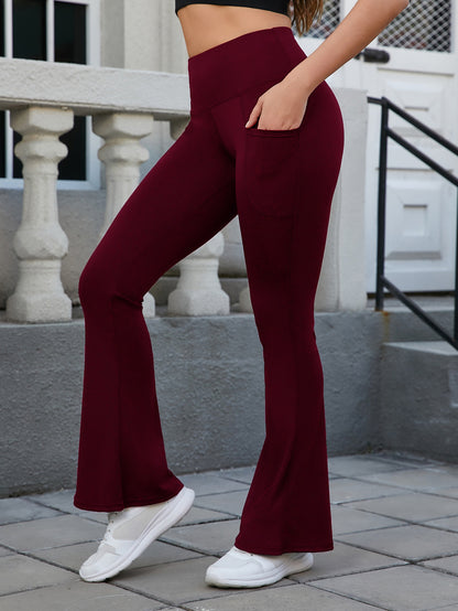 Yoga Flared High-Waisted Pants