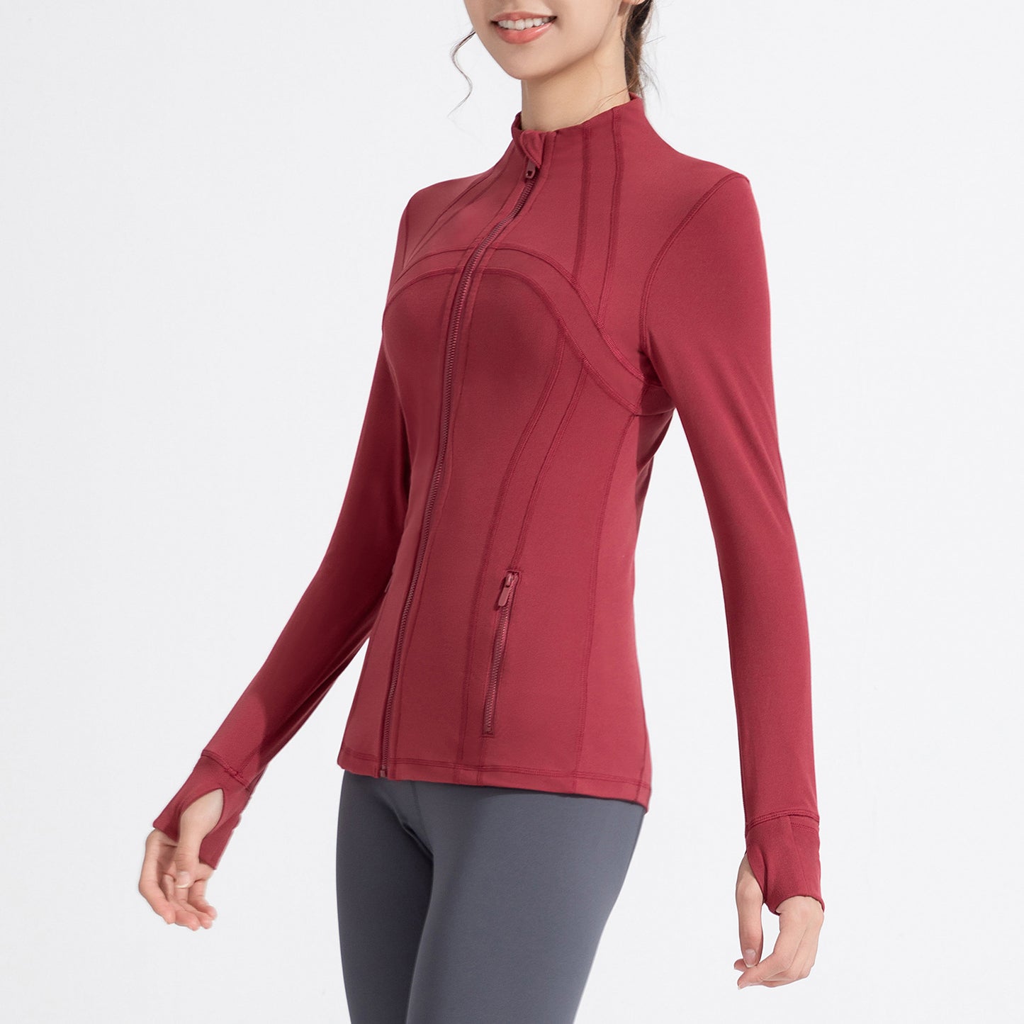 Yoga Jacket with Zipper