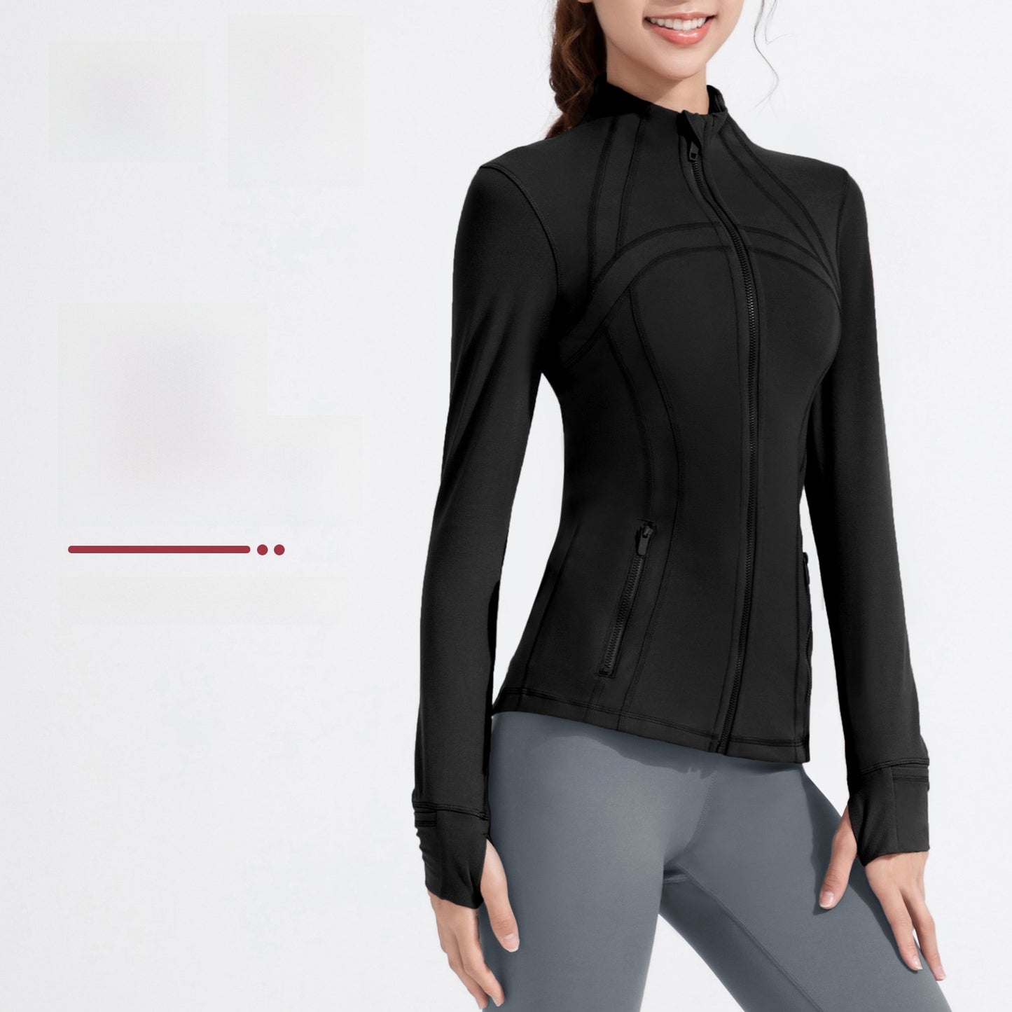 Yoga Jacket with Zipper