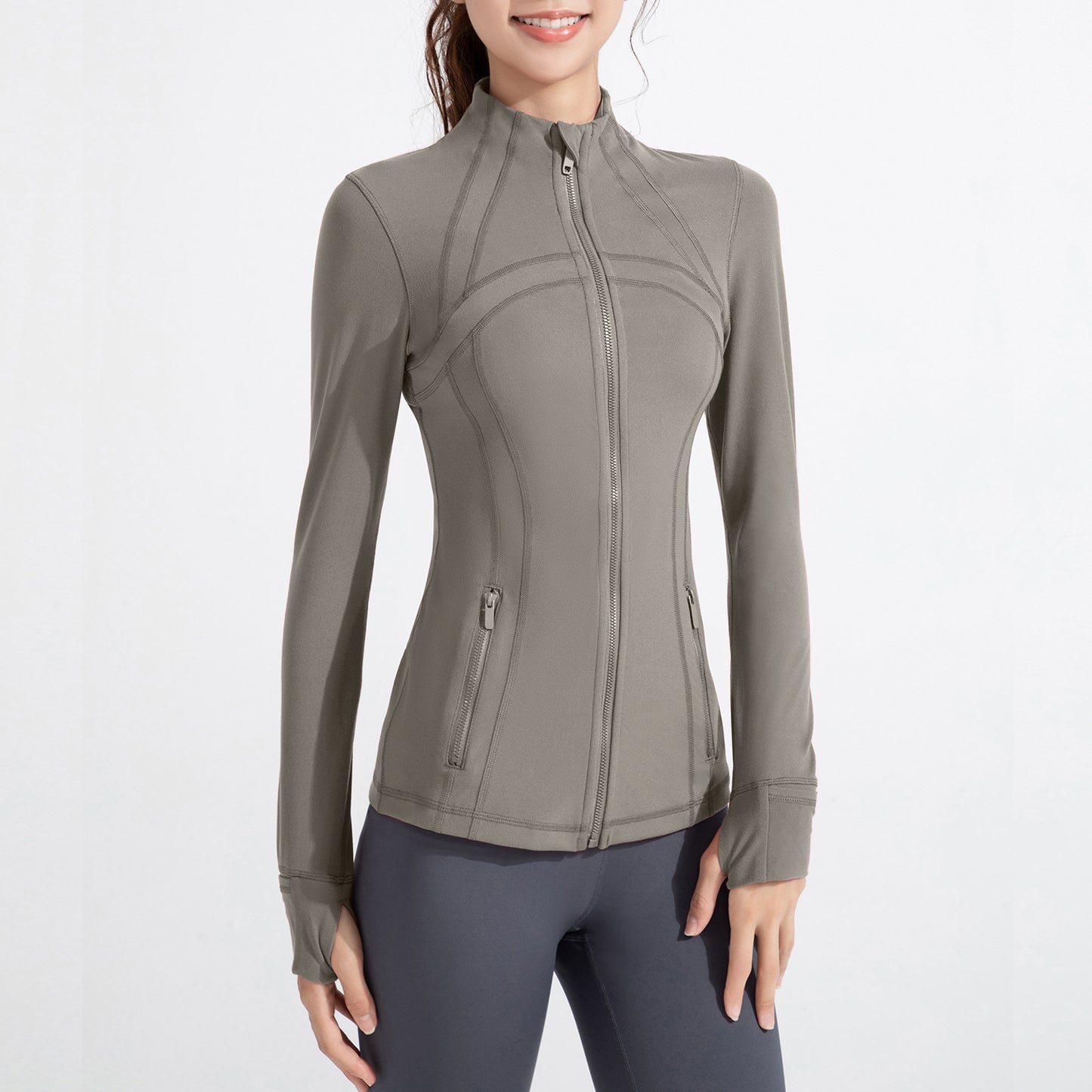 Yoga Jacket with Zipper