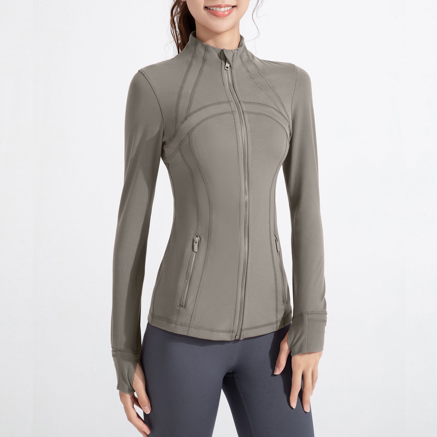 Yoga Jacket with Zipper