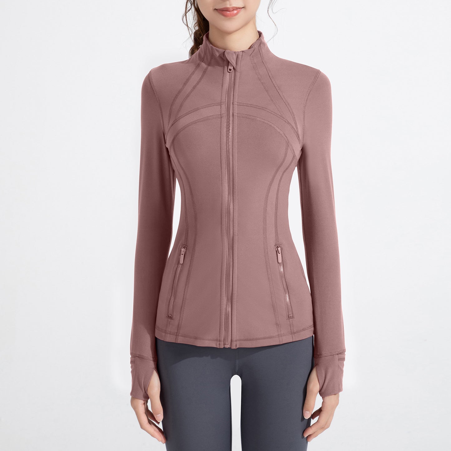 Yoga Jacket with Zipper