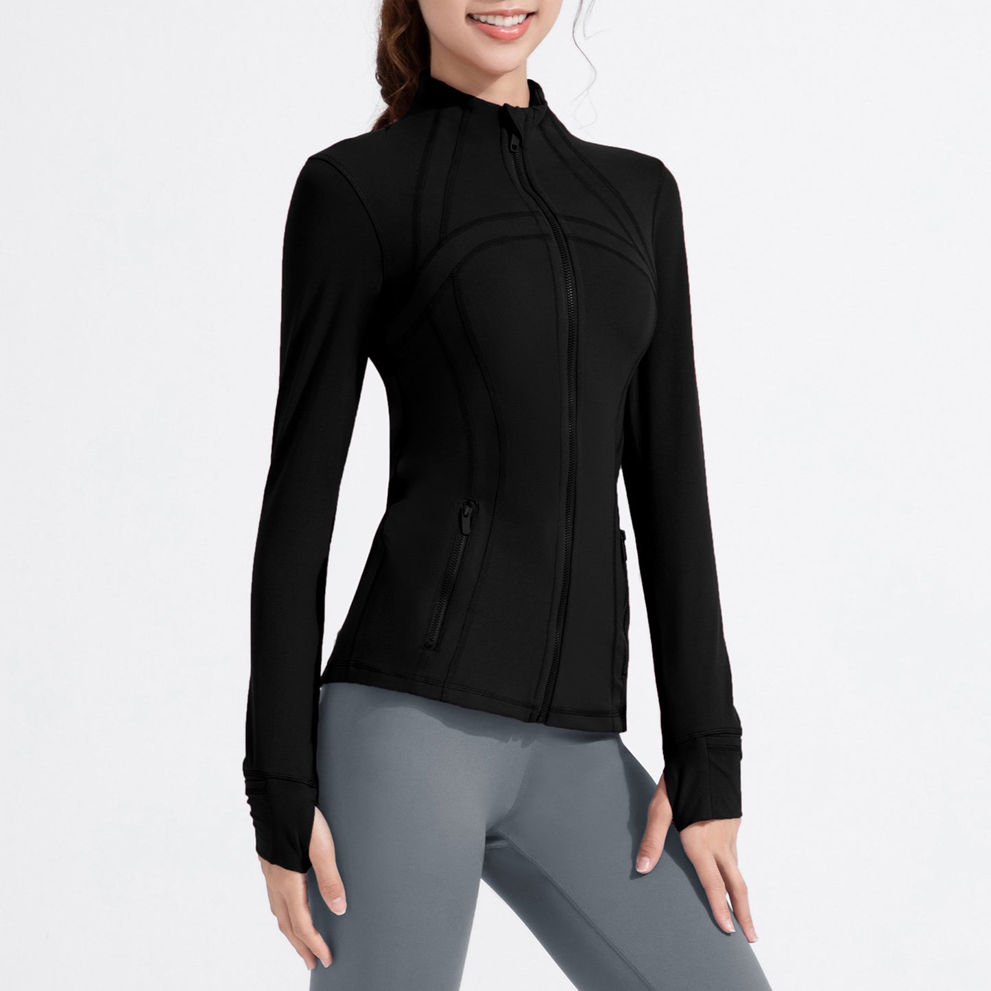 Yoga Jacket with Zipper