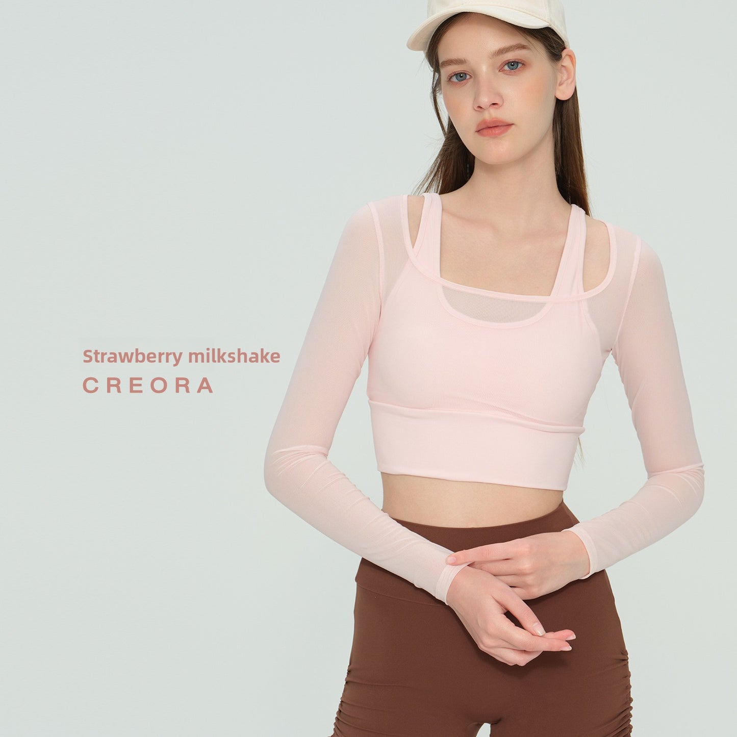 Yoga Long Sleeve Top with Built-in Bra