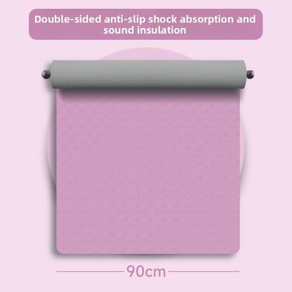 Yoga mat, 15mm thick, anti-slip fitness yoga mat