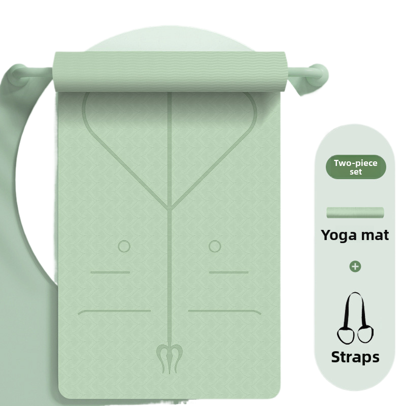 Yoga mat, 15mm thick, anti-slip fitness yoga mat