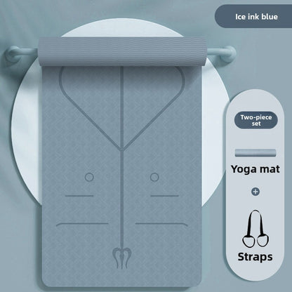 Yoga mat, 15mm thick, anti-slip fitness yoga mat