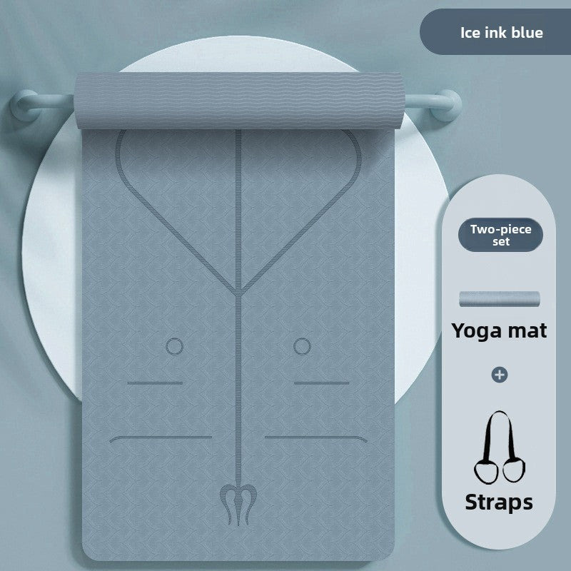 Yoga mat, 15mm thick, anti-slip fitness yoga mat