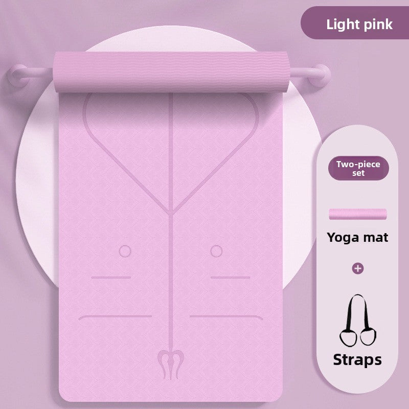 Yoga mat, 15mm thick, anti-slip fitness yoga mat