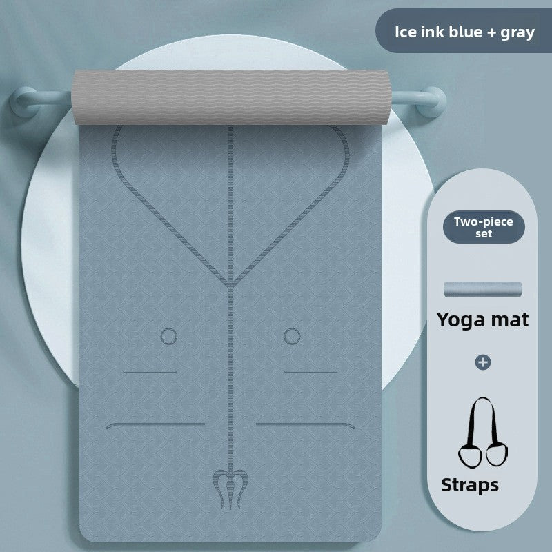 Yoga mat, 15mm thick, anti-slip fitness yoga mat