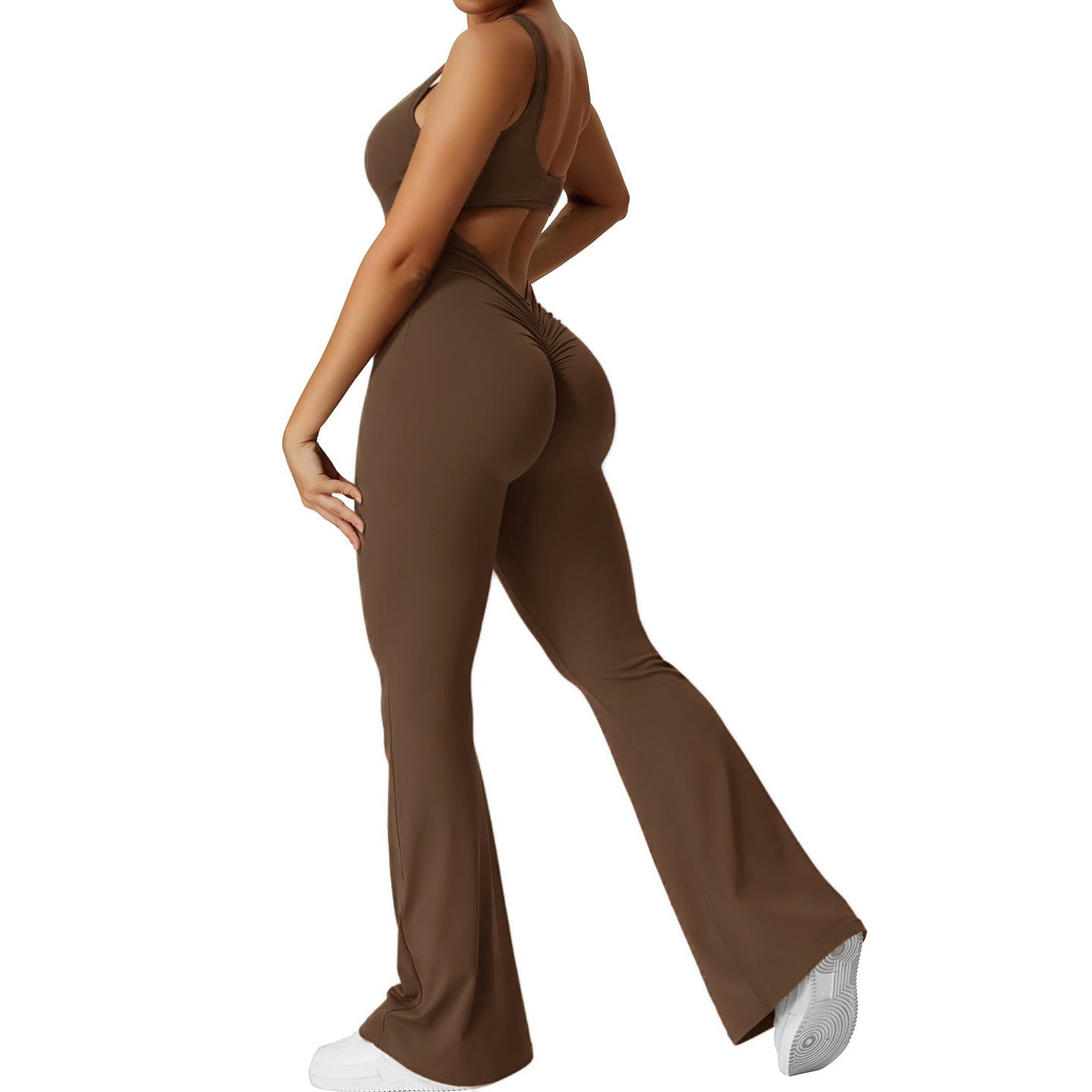 Yoga Seamless U-Back Training Bodysuit