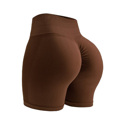 yoga shorts Peach Hip lifting tight seamless fitness shorts