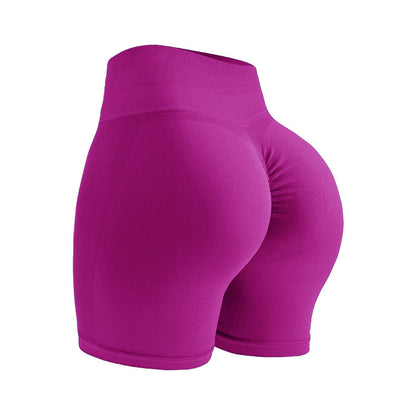 yoga shorts Peach Hip lifting tight seamless fitness shorts