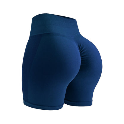 yoga shorts Peach Hip lifting tight seamless fitness shorts
