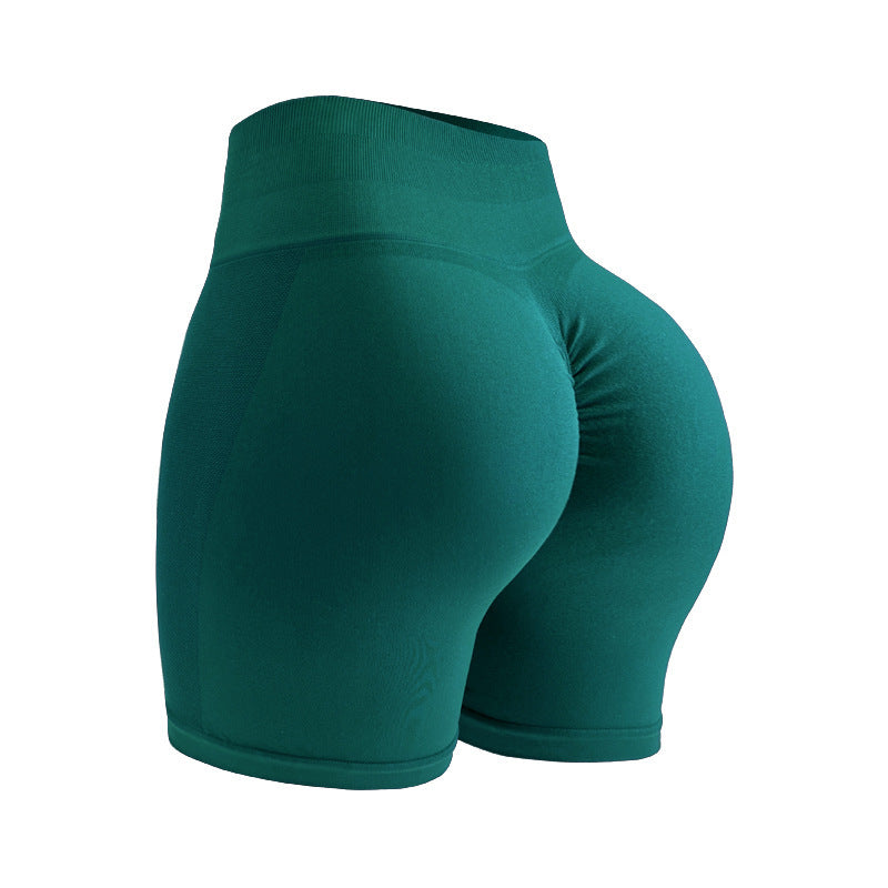 yoga shorts Peach Hip lifting tight seamless fitness shorts