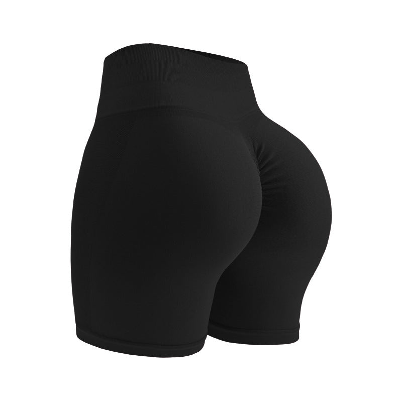 yoga shorts Peach Hip lifting tight seamless fitness shorts