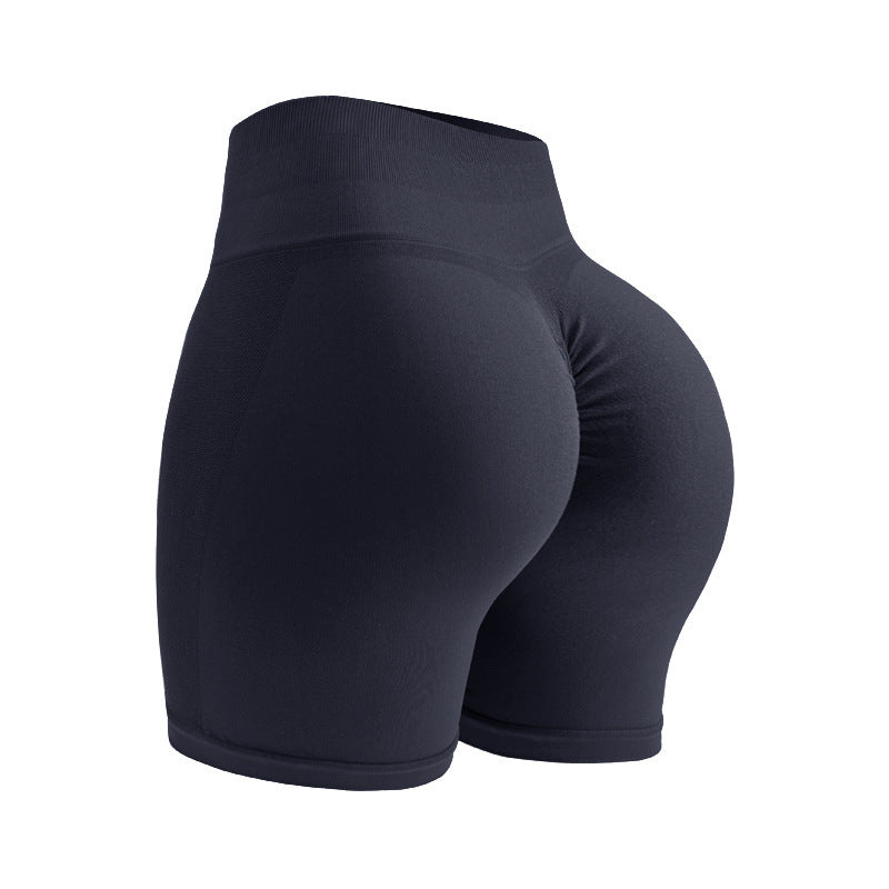 yoga shorts Peach Hip lifting tight seamless fitness shorts