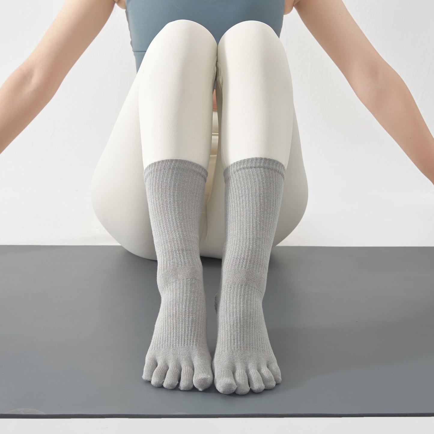 Yoga Socks Anti-Slip Five-Toe Cotton Fitness Socks