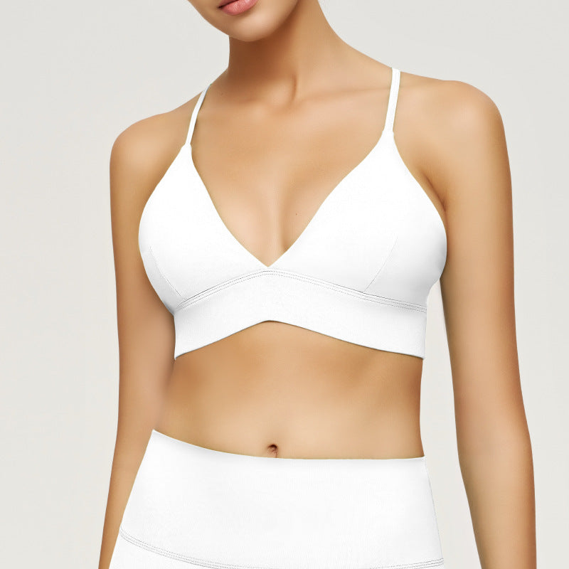 Yoga tank top with straps