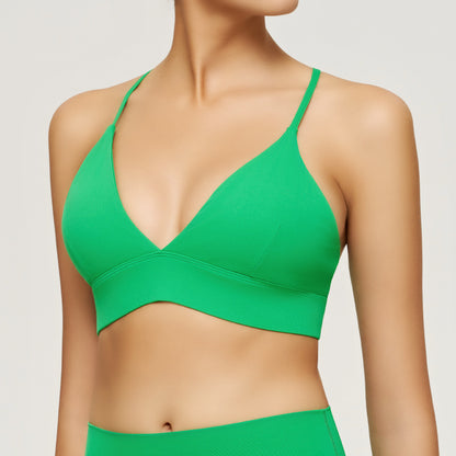 Yoga tank top with straps