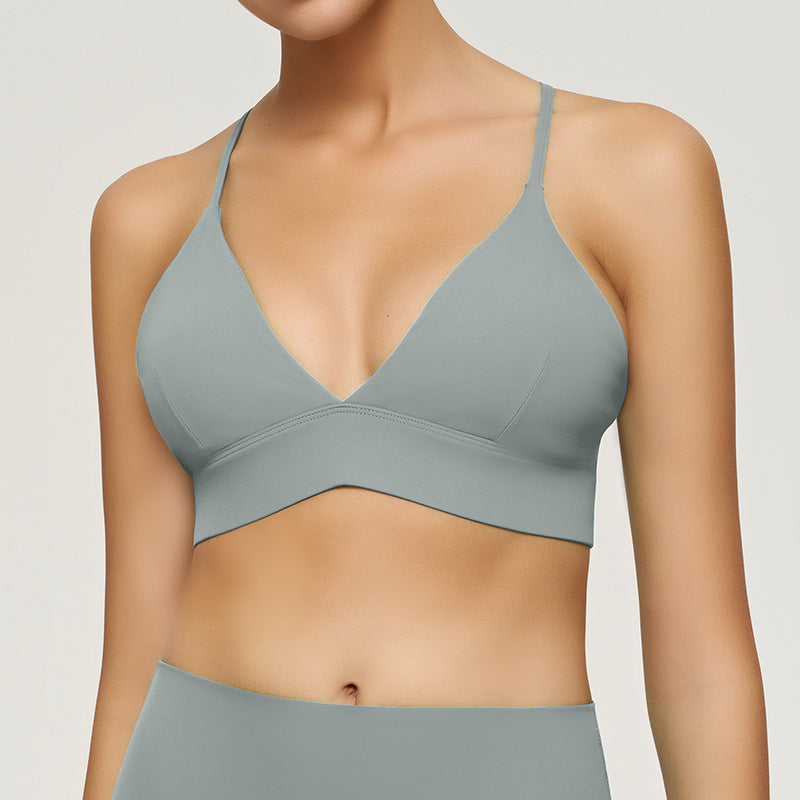Yoga tank top with straps