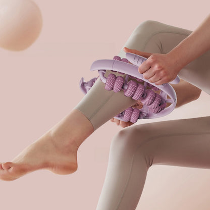 Yoga wheel circular leg roller