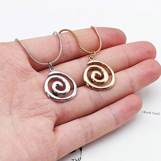 Youda Sun Swirl Hip-Hop Retro Necklace