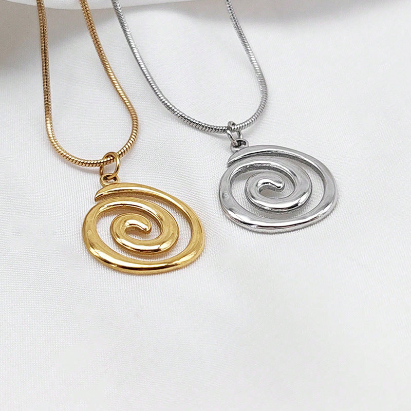 Youda Sun Swirl Hip-Hop Retro Necklace