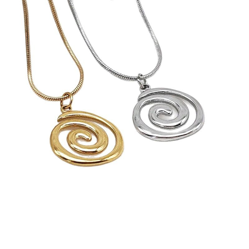 Youda Sun Swirl Hip-Hop Retro Necklace