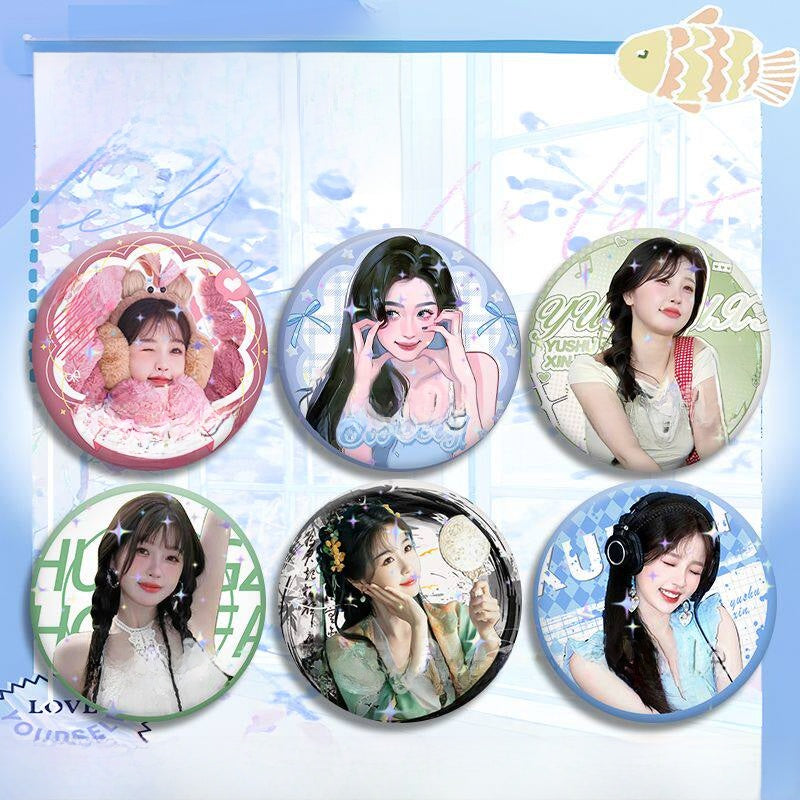 Yu Shuxin Inspired Laser Tinplate Badge