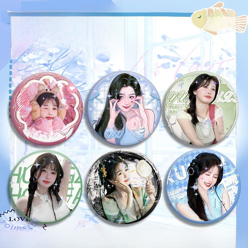 Yu Shuxin Inspired Laser Tinplate Badge