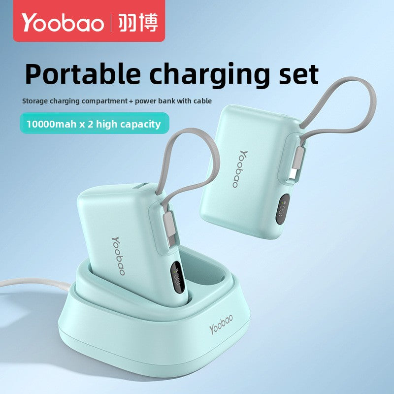 Yubo Shared Power Bank with Built-in Cable