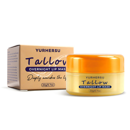 Yurhersu Cross-Border Hot Selling Cow Fat Lip Mask Fades Lip Lines, Removes Dead Skin, Moisturizes, Hydrates and Repairs Lip Balm
