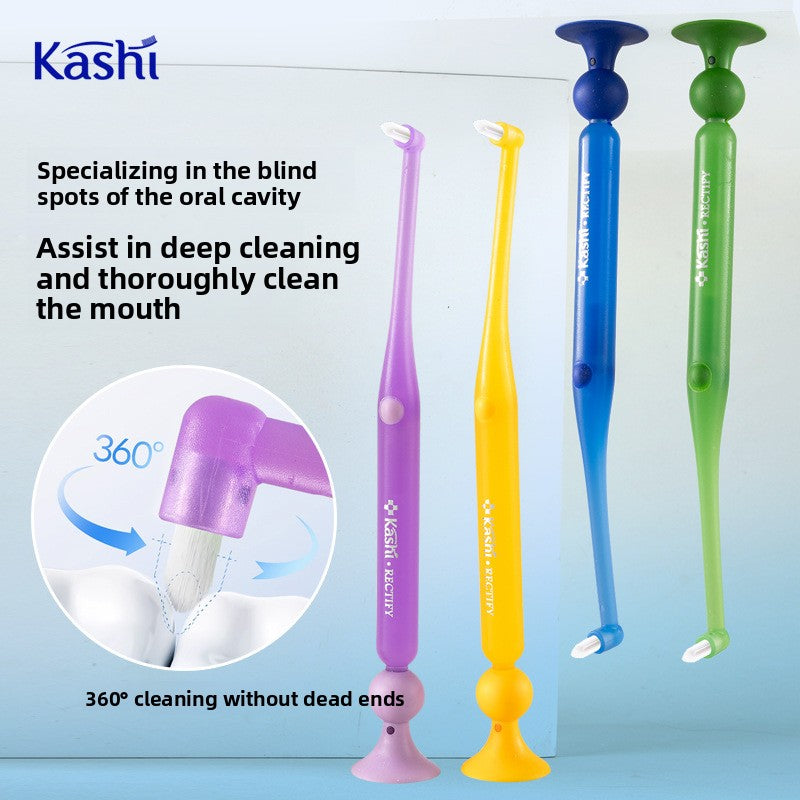 Z-shaped interdental brush