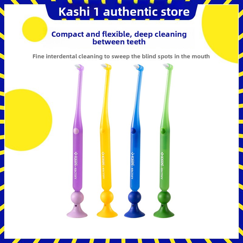Z-shaped interdental brush