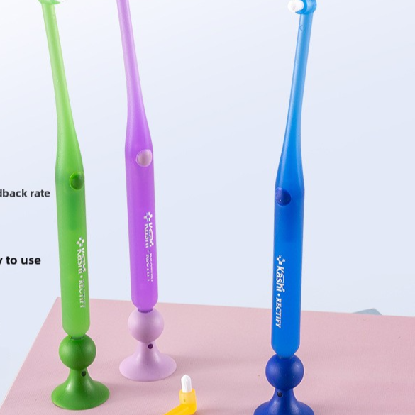 Z-shaped interdental brush
