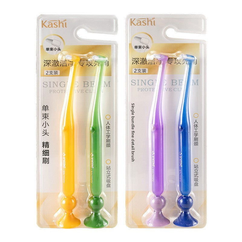 Z-shaped interdental brush