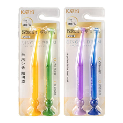 Z-shaped interdental brush