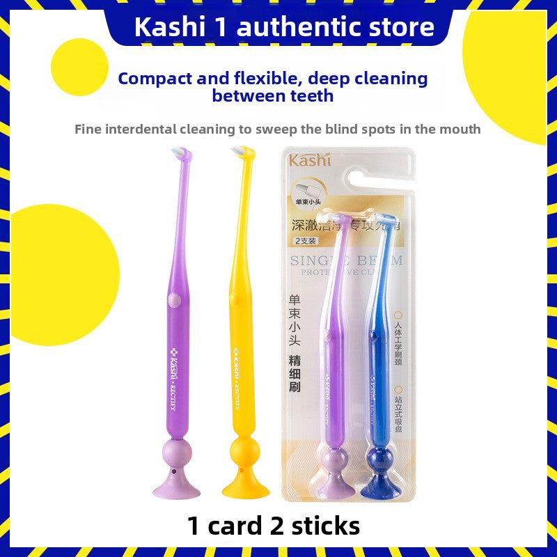 Z-shaped interdental brush