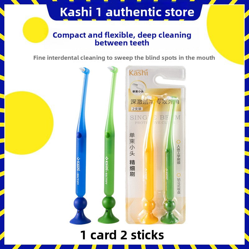 Z-shaped interdental brush