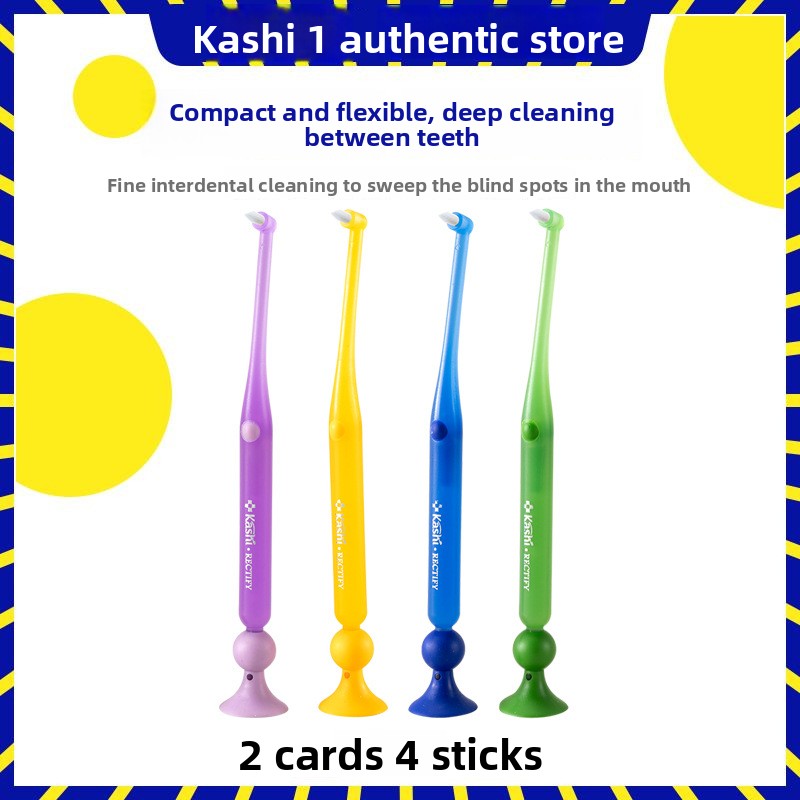 Z-shaped interdental brush