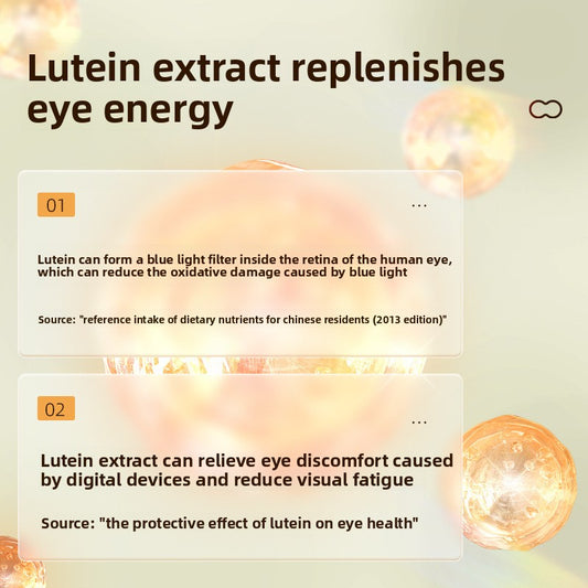 Zeaxanthin steam eye mask for hot compressing