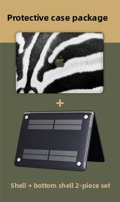 Zebra Pattern Laptop Protective Film Set