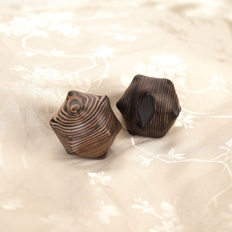 Zebra Wood Massage Ball