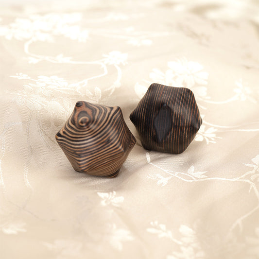 Zebra Wood Massage Ball