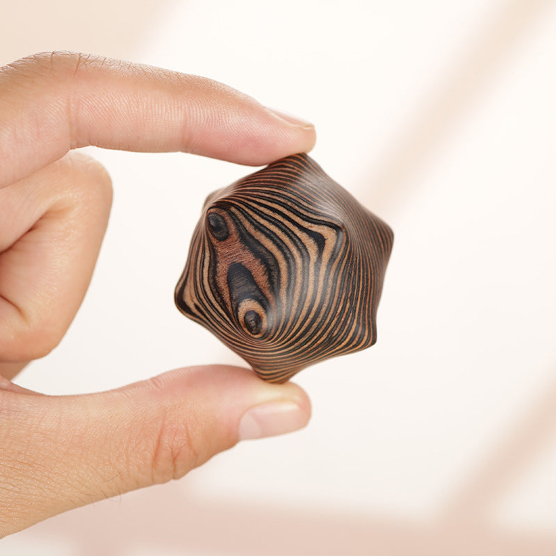 Zebra Wood Massage Ball